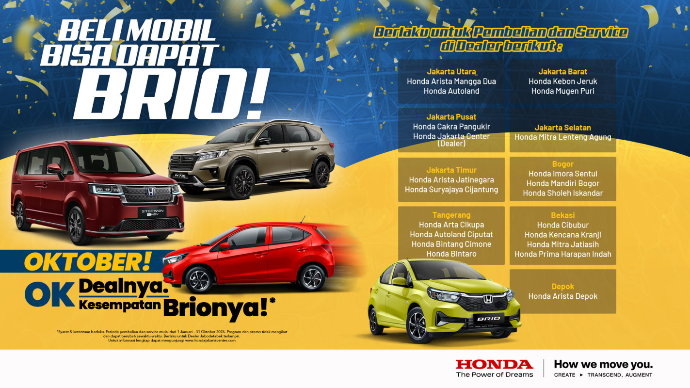 Beli Mobil Bisa Dapat Brio