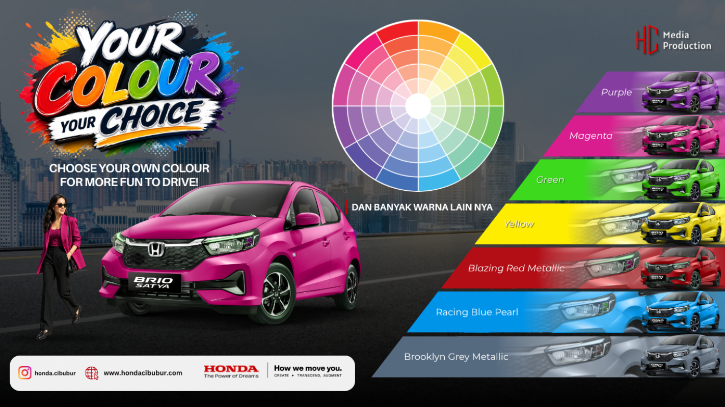 Your Colour, Your Choice.
